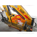 foldable boom crane mounted on truck